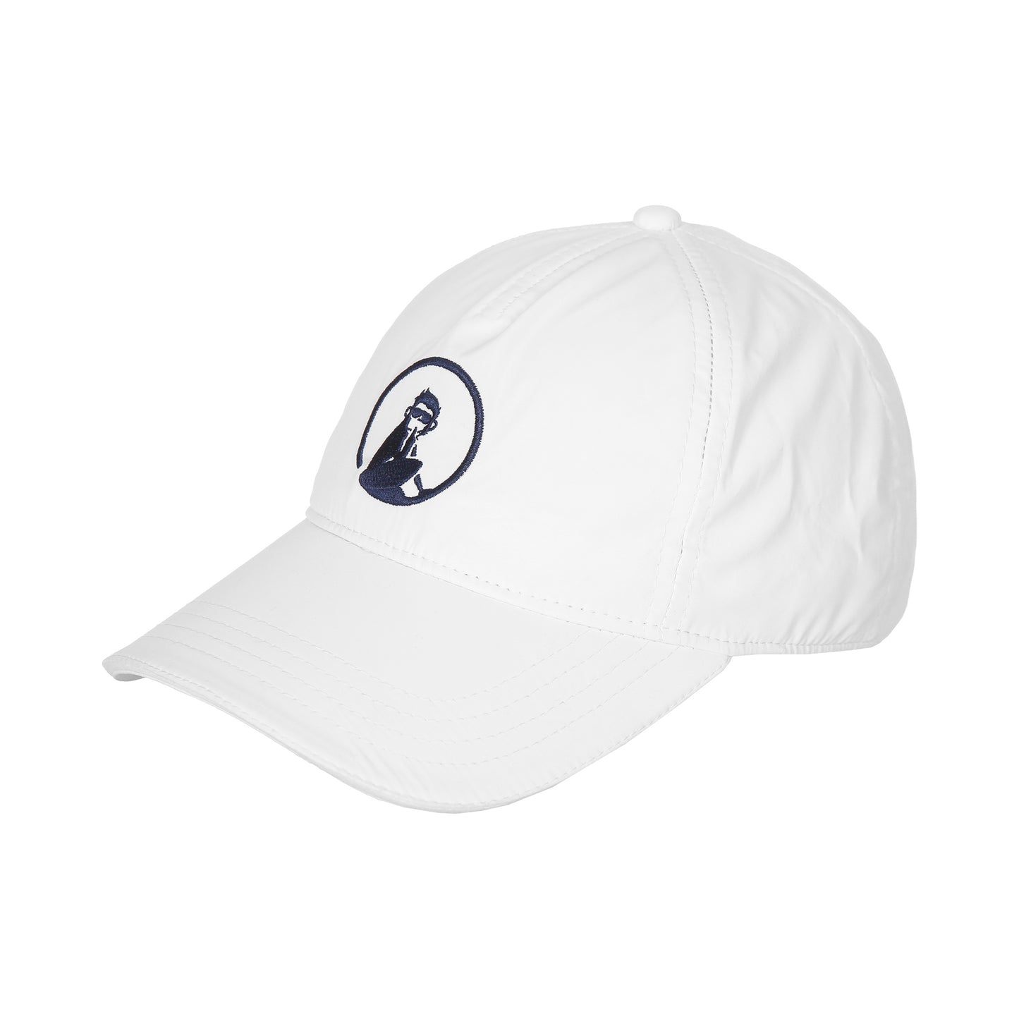 Quiet Please Court Cappellino Bambini-Bianco,Blu Scuro