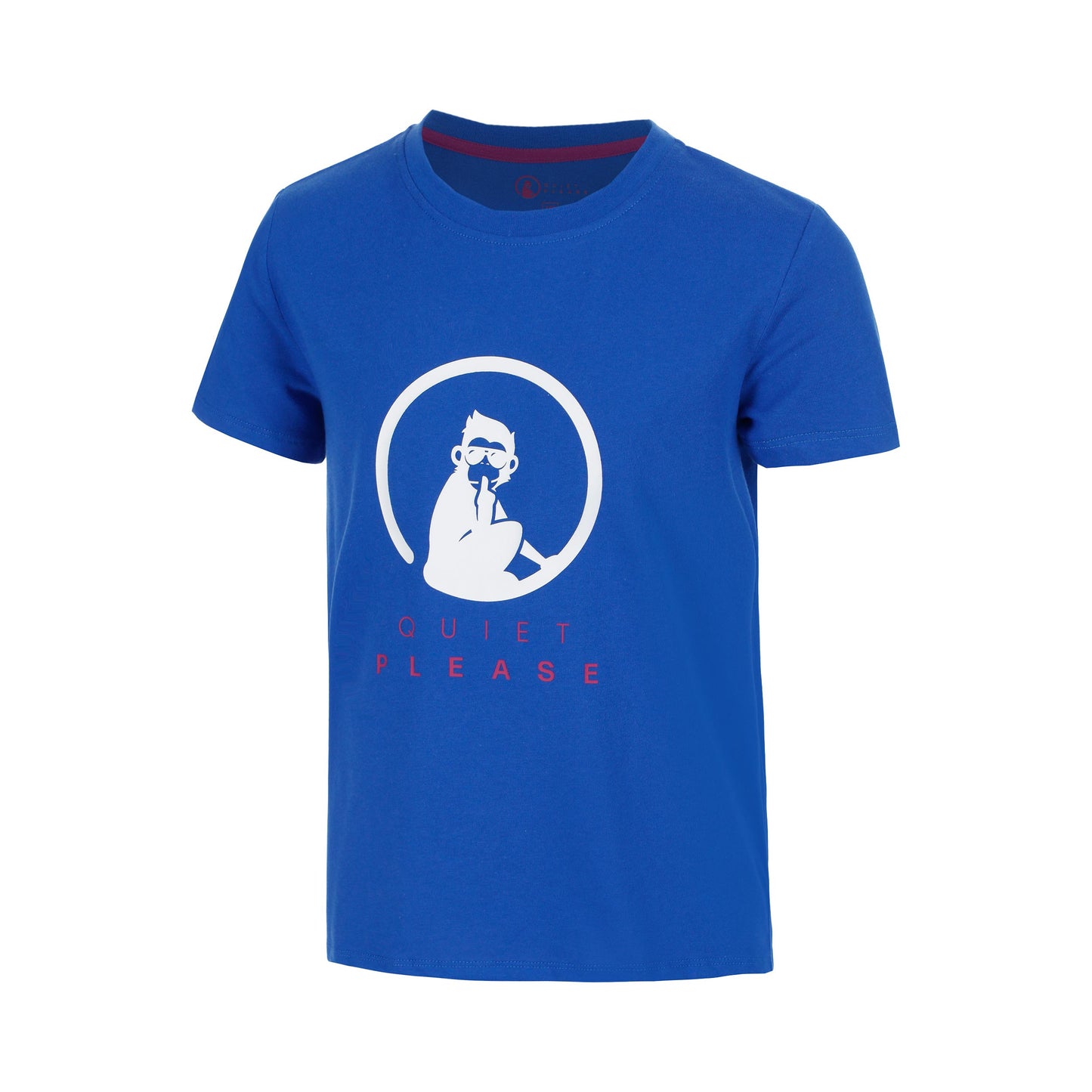 Quiet Please Advantage Logo Maglietta Ragazzi - blu, bianco