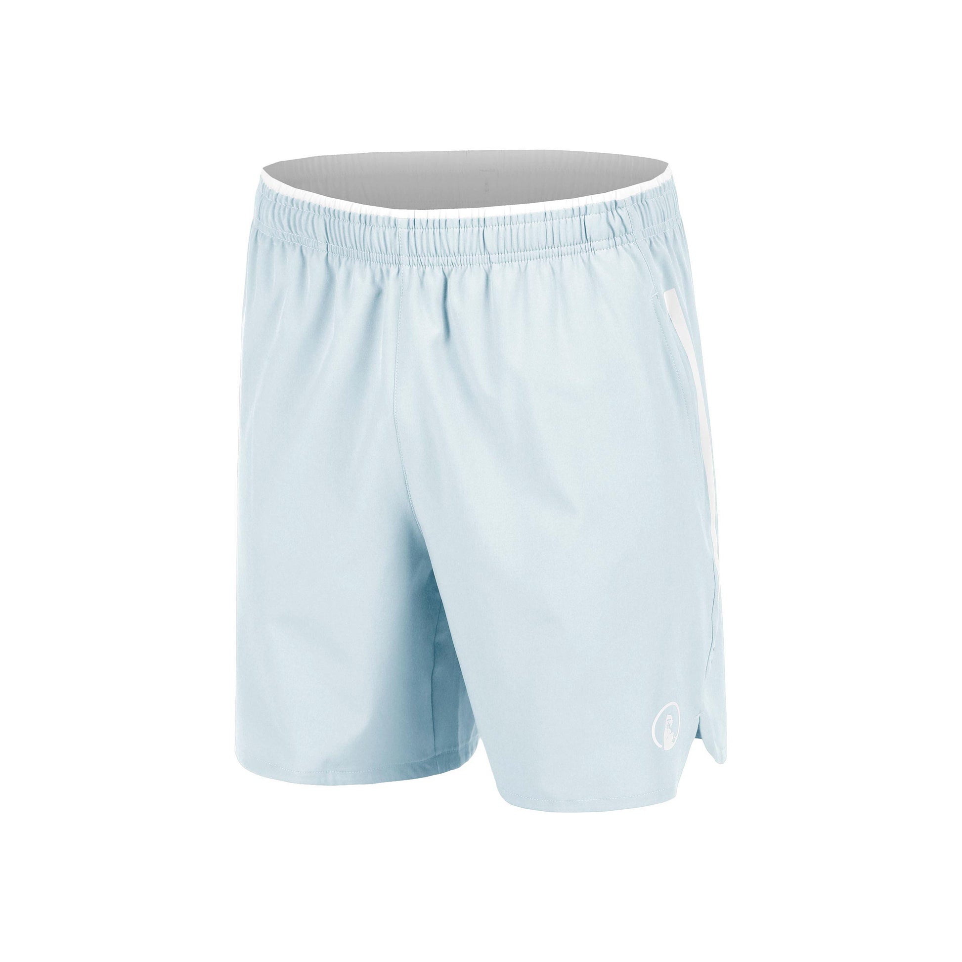 Quiet Please Memories Drop 7in Pantaloncini Uomini - blu chiaro, bianco sporco