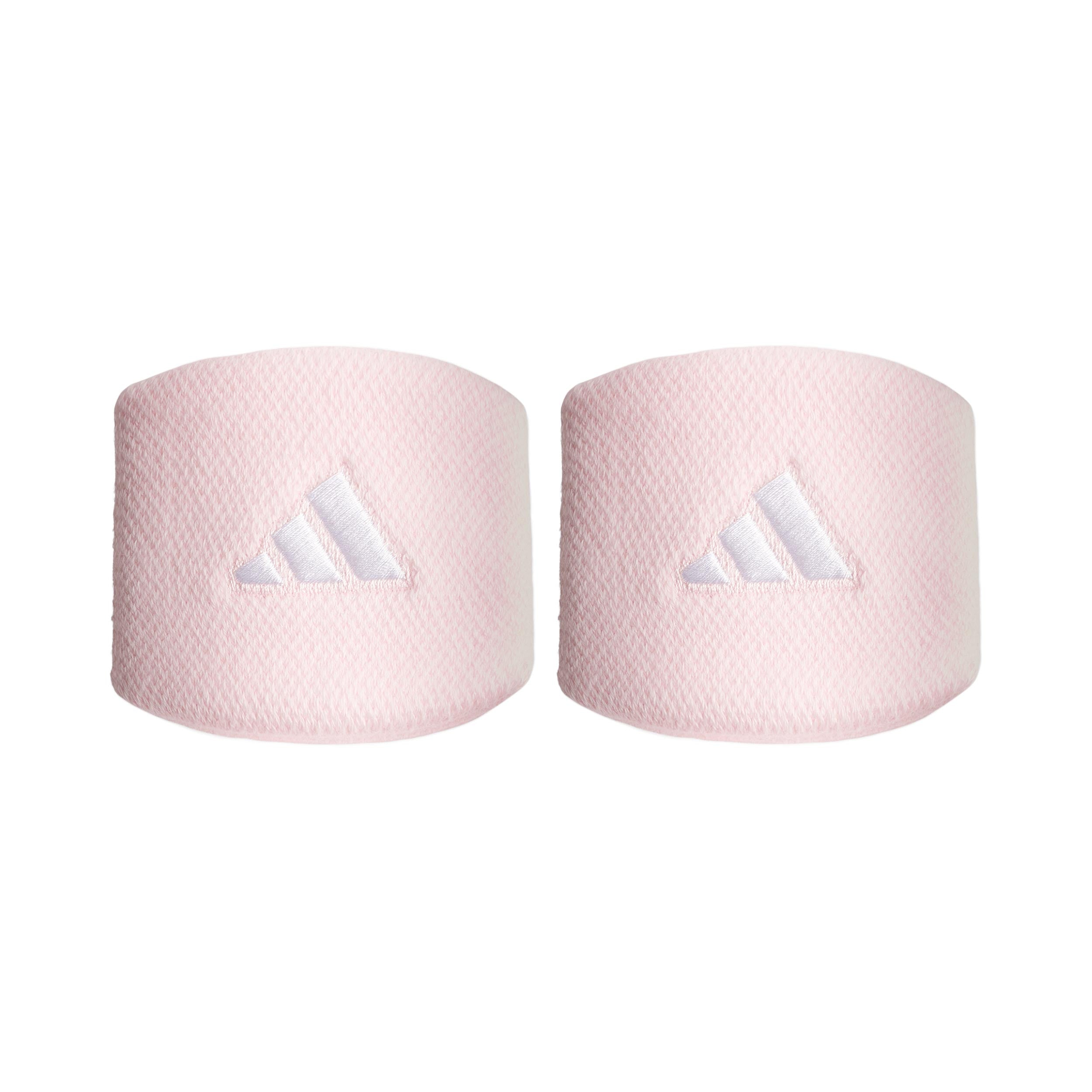 adidas Tennis Polsino anti sudore Unisex - rosa pastello, bianco