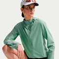 Swift Giacca da corsa Donna - verde chiaro, argento
