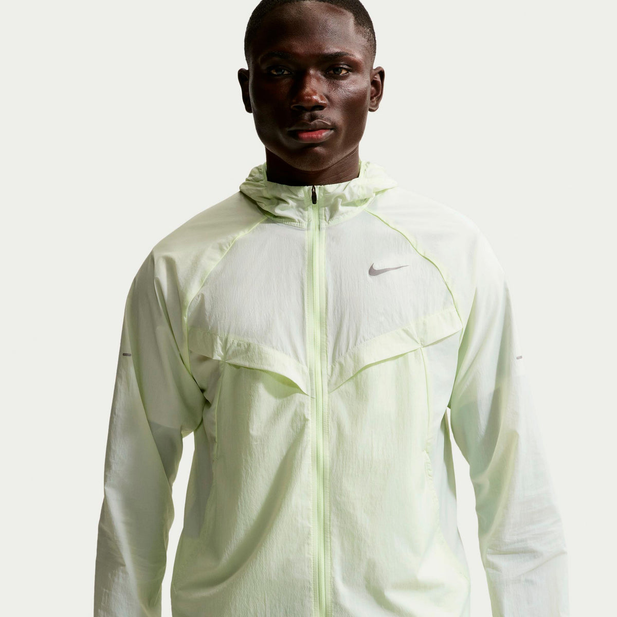 Nike Stride Giacca da corsa Uomini - giallo, argento