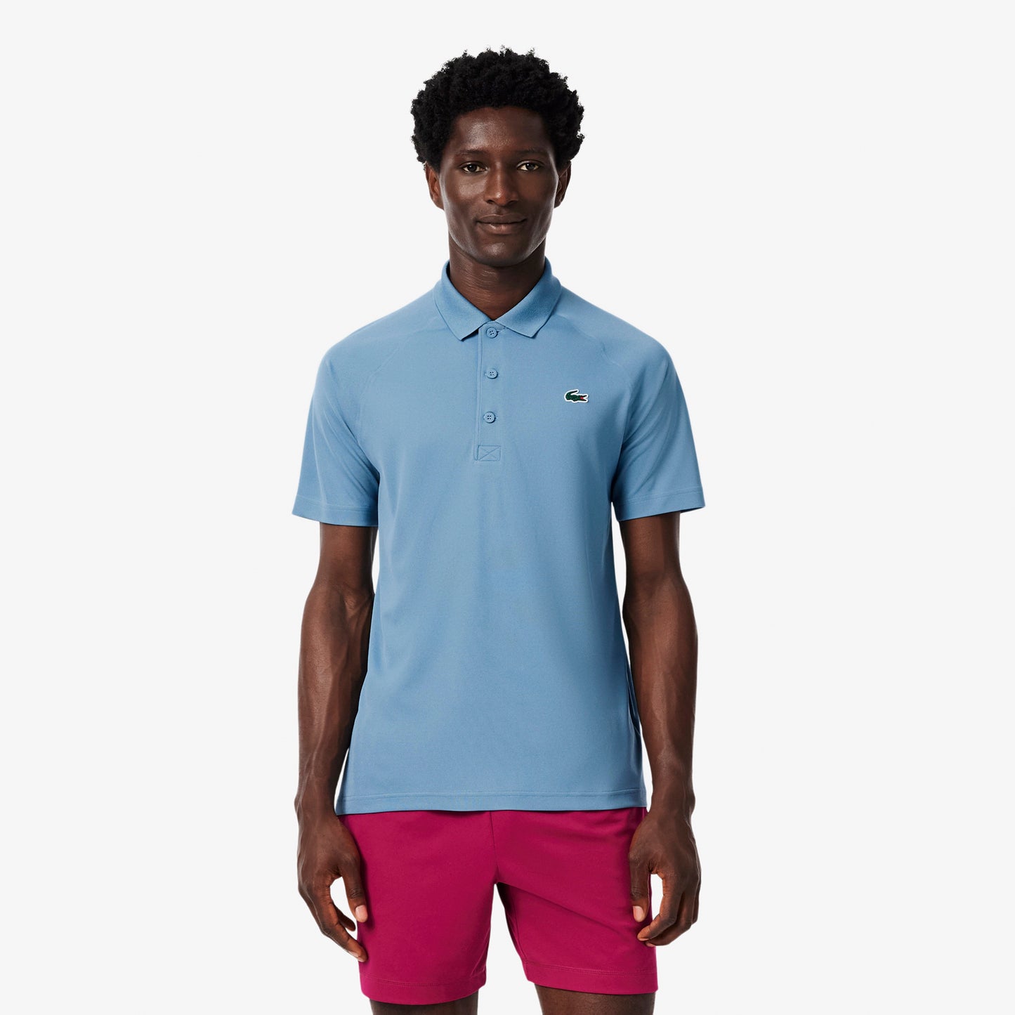 Lacoste Polo Uomini - grigio-blu