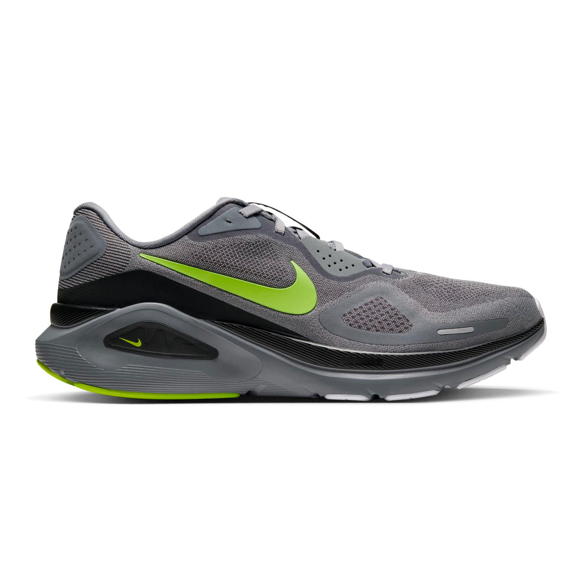 Nike Structure 26 Scarpa stabile Uomini - grigio, giallo limone