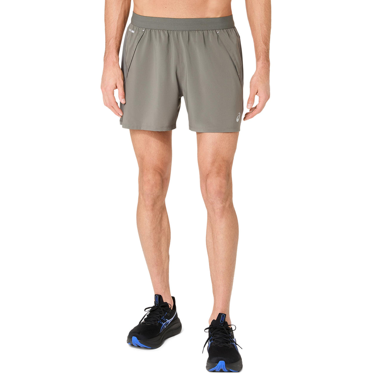 ASICS Road 5in  Pantaloncini da corsa Uomini - grigio