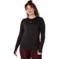 Road Seamless Camicia da corsa Donna-nero, grigio