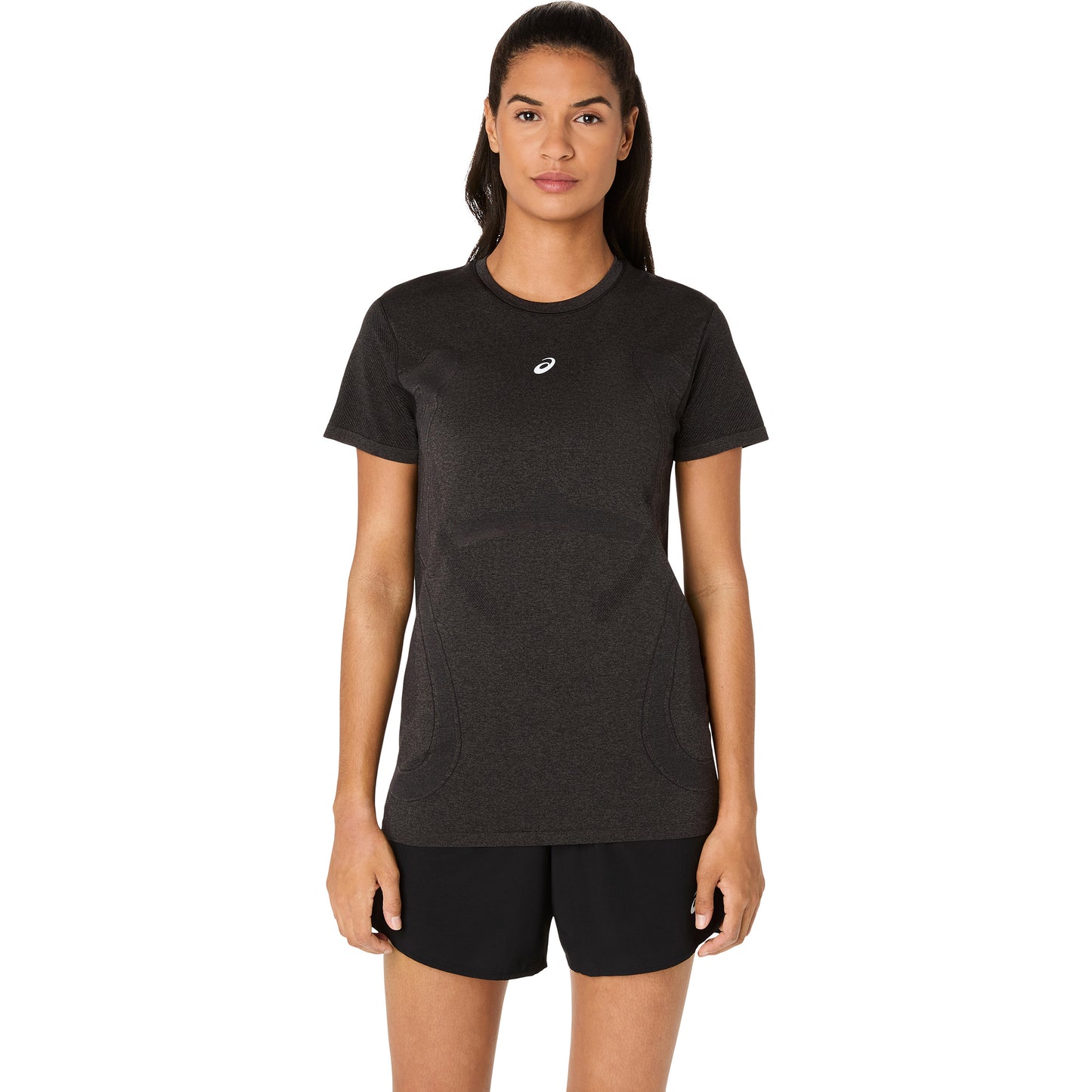 ASICS Road Seamless  Camicia da corsa Donna - nero, grigio scuro