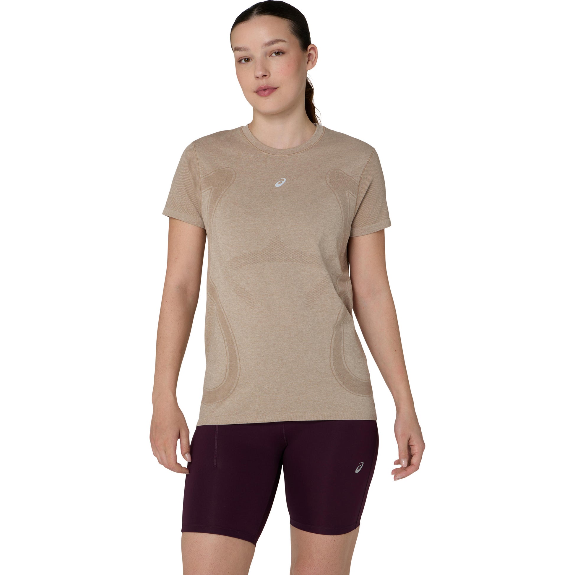 ASICS Road Seamless  Camicia da corsa Donna - beige