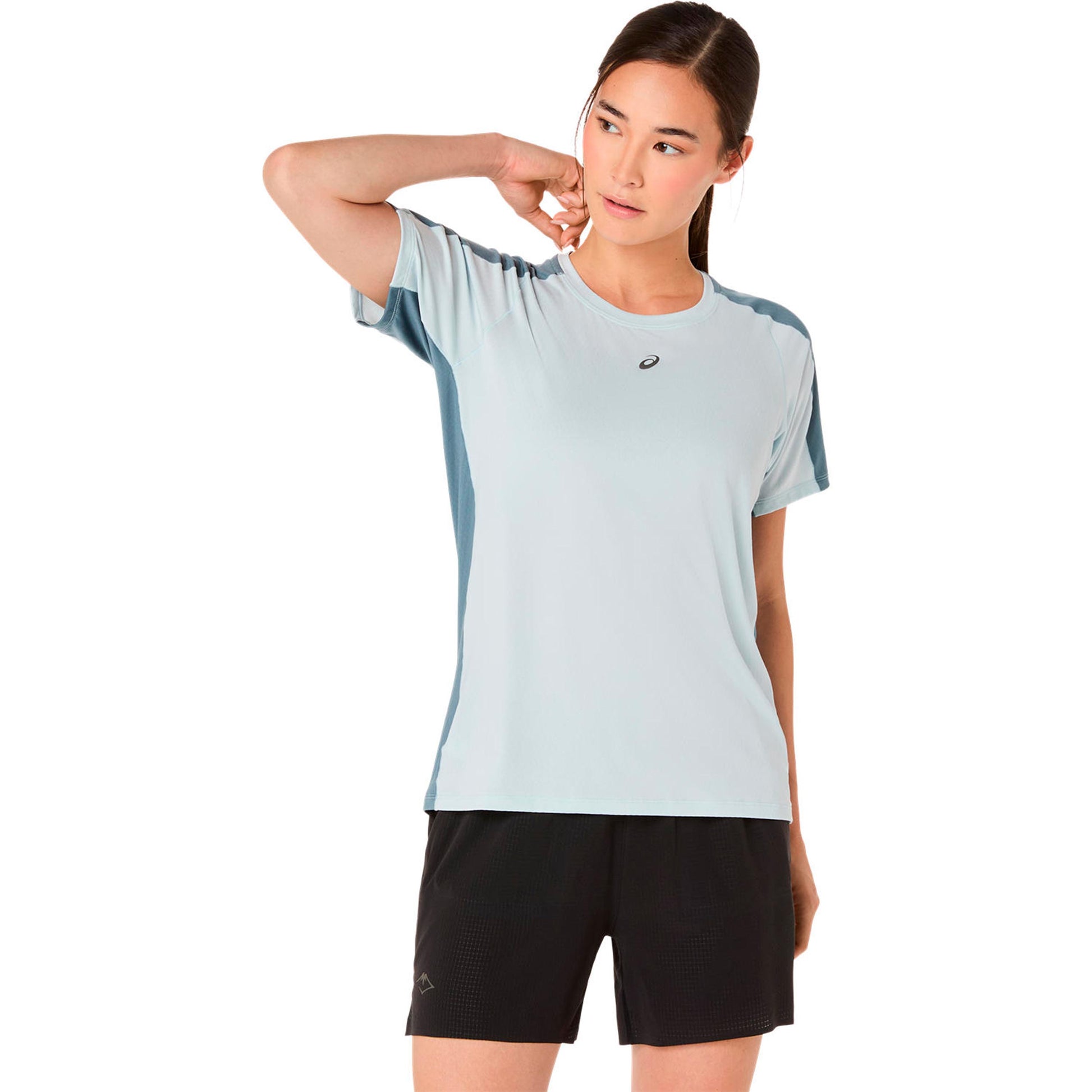 ASICS Fujitrail Elite Camicia da corsa Donna-grigio, grigio