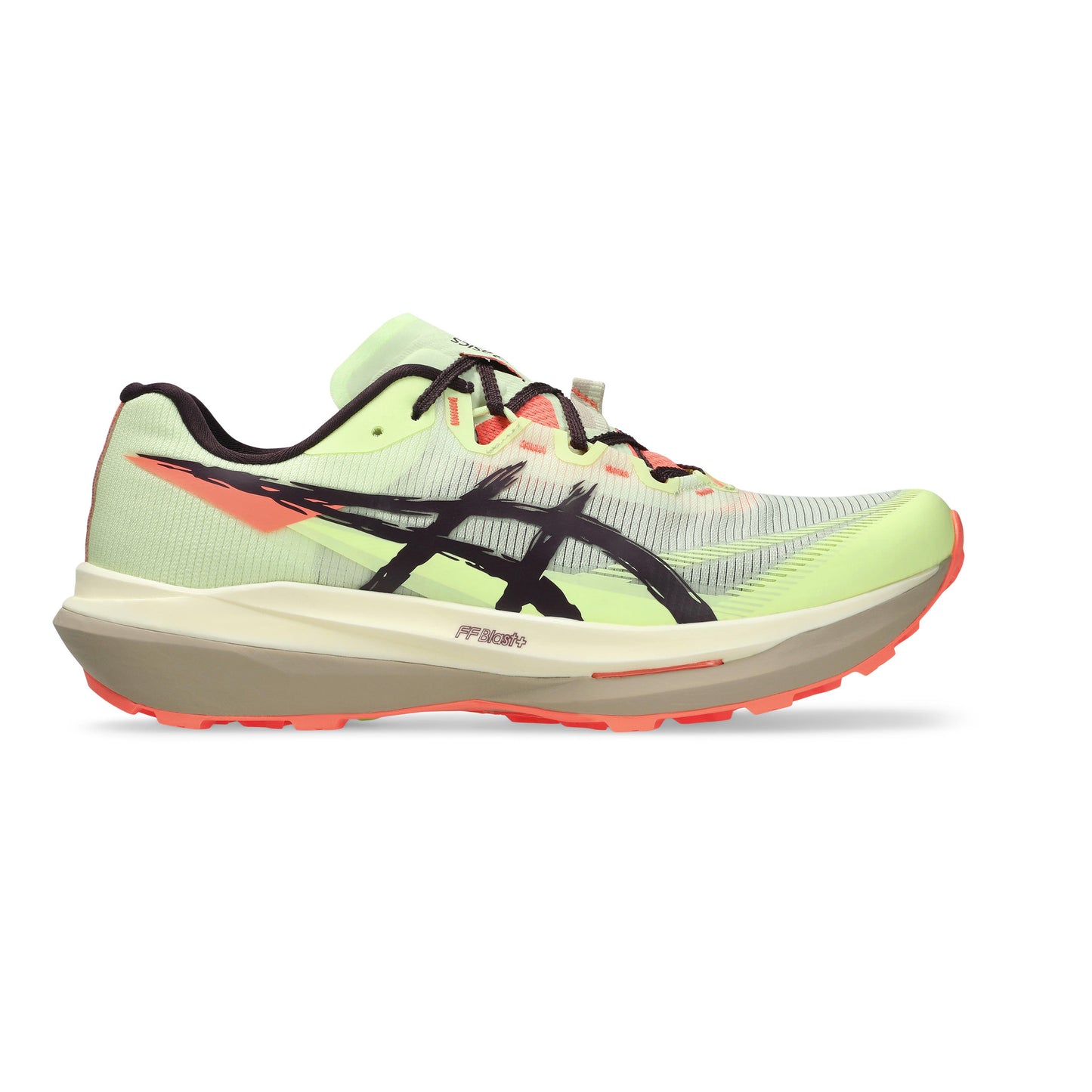 ASICS FUJISPEED 4 Scarpa da trail Unisex - giallo neon, lilla