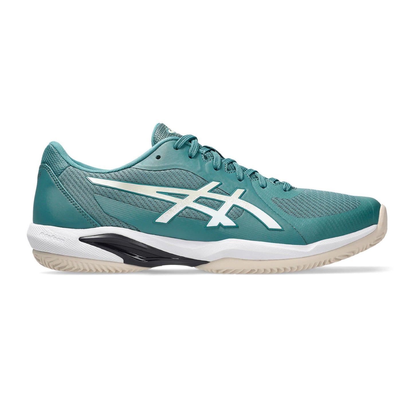 ASICS Solution Swift FF 2 Scarpa per terra rossa Uomini - color petrolio, crema