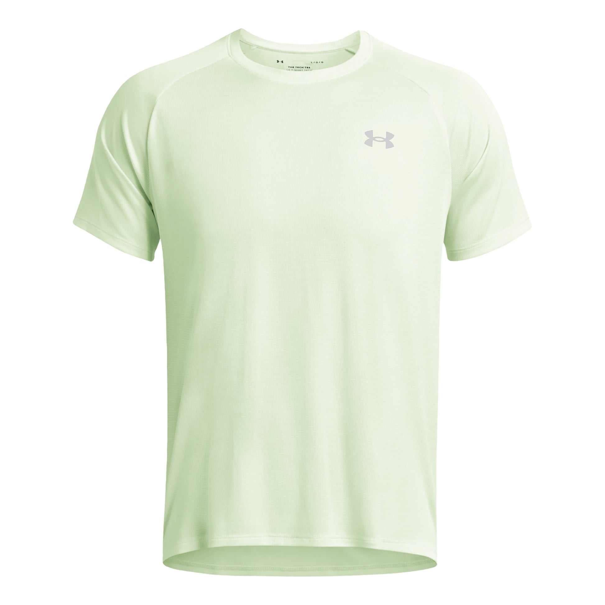 Under Armour Tech Textured Maglietta Uomini-verde, grigio