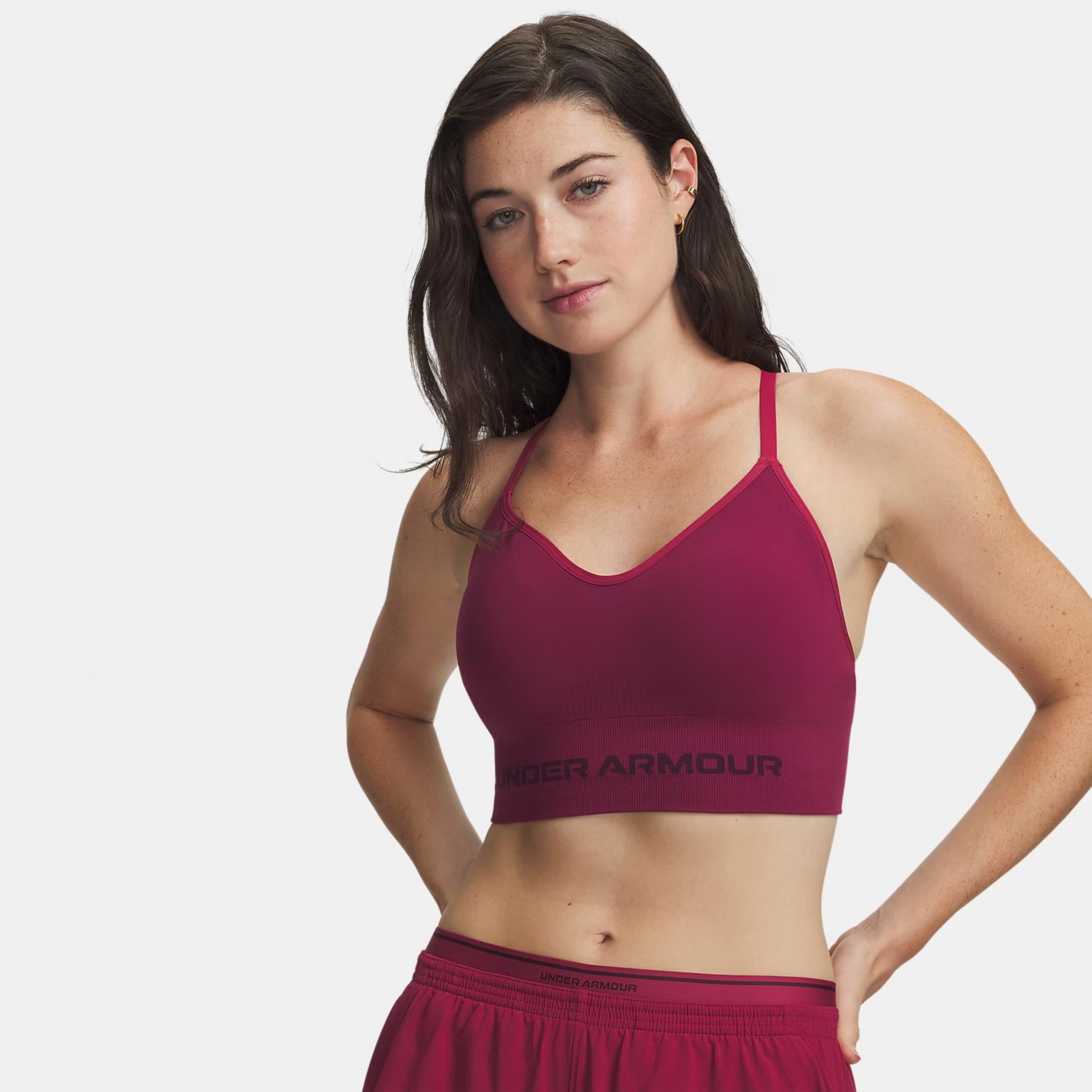 Under Armour Vanisheamle Low Reggiseni sportivi Donna - rosso, rosso scuro