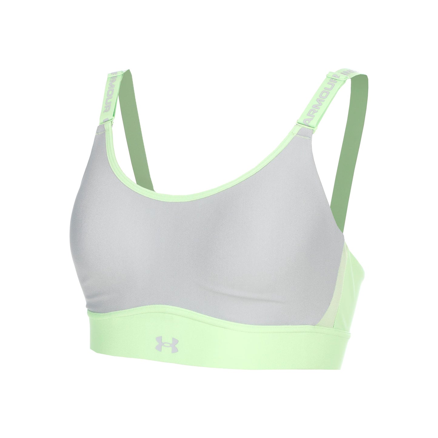 Under Armour Infinity Mid 2.0 Reggiseni sportivi Donna-verde, grigio