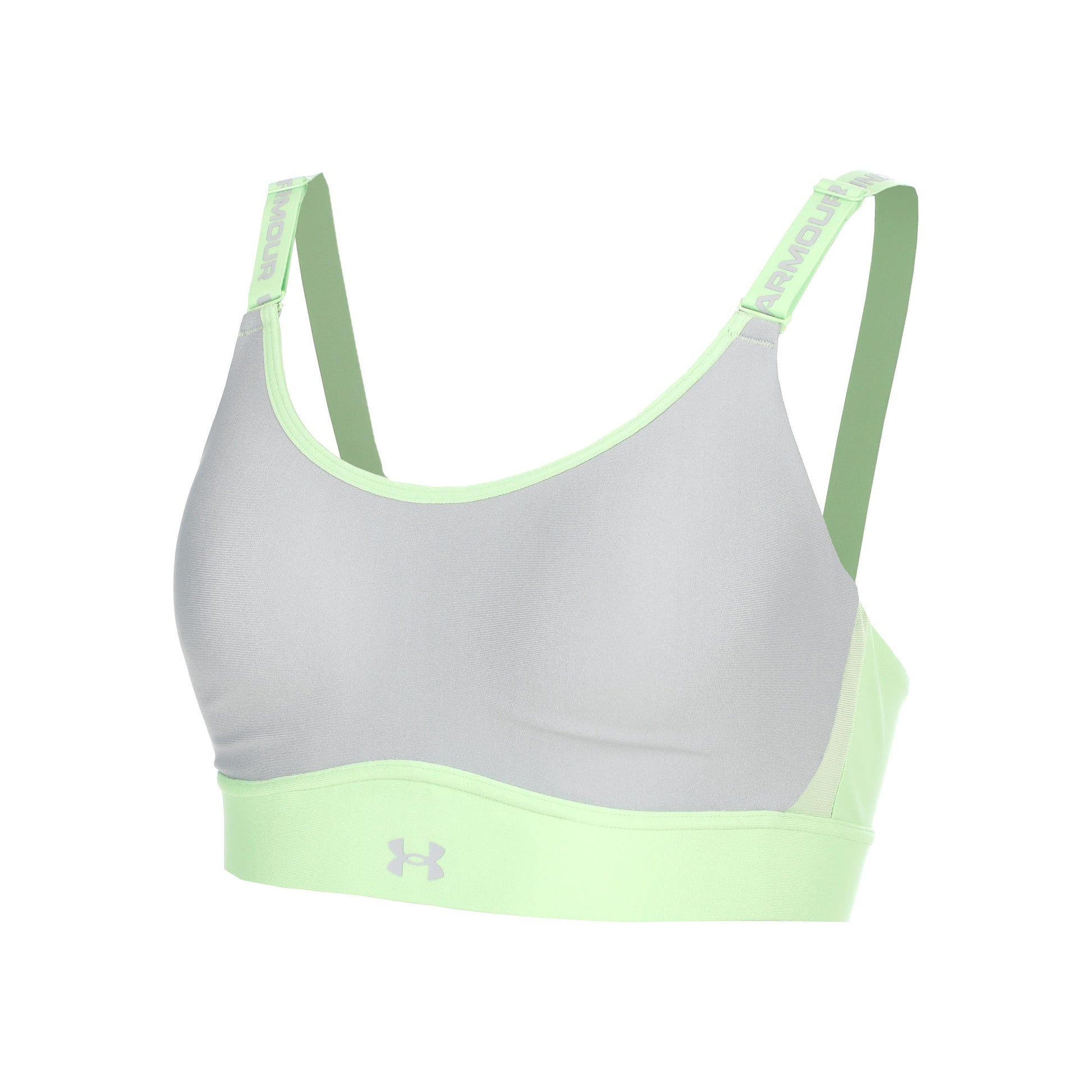 Under Armour Infinity Mid 2.0 Reggiseni sportivi Donna-verde, grigio