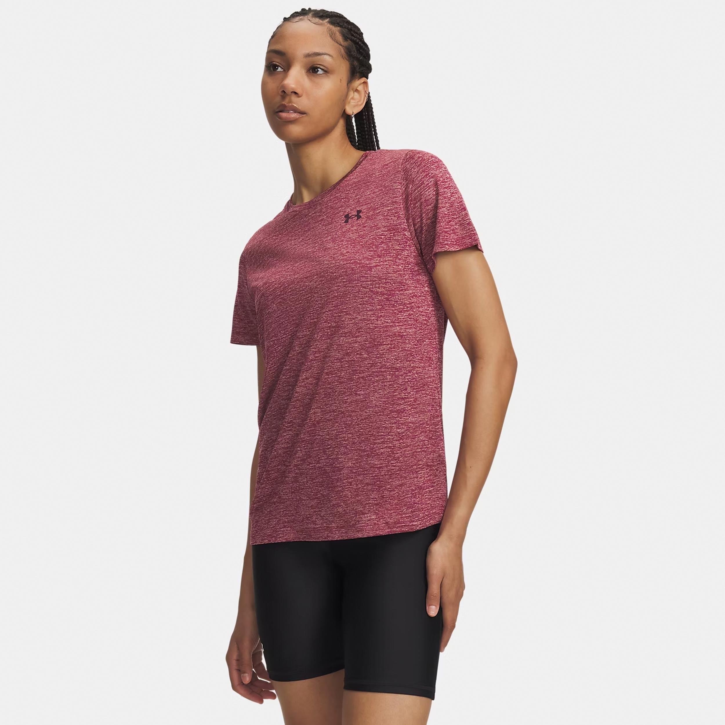 Under Armour Tech Twist Maglietta Donna - rosso, rosso scuro