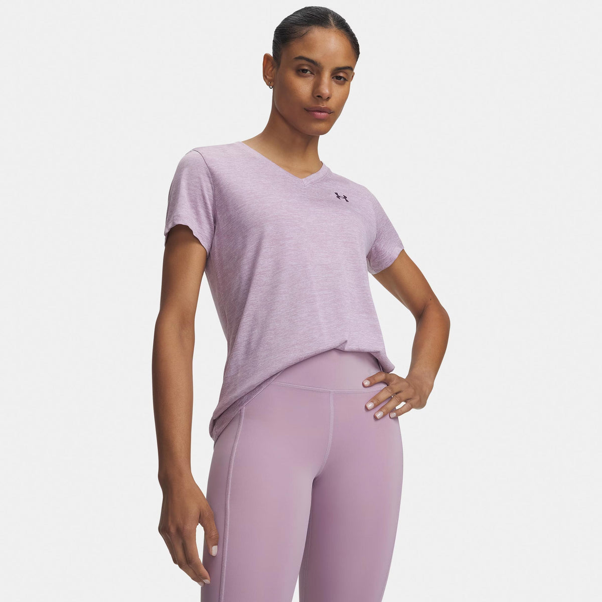 Under Armour Tech Twist Maglietta Donna - rosa, violett
