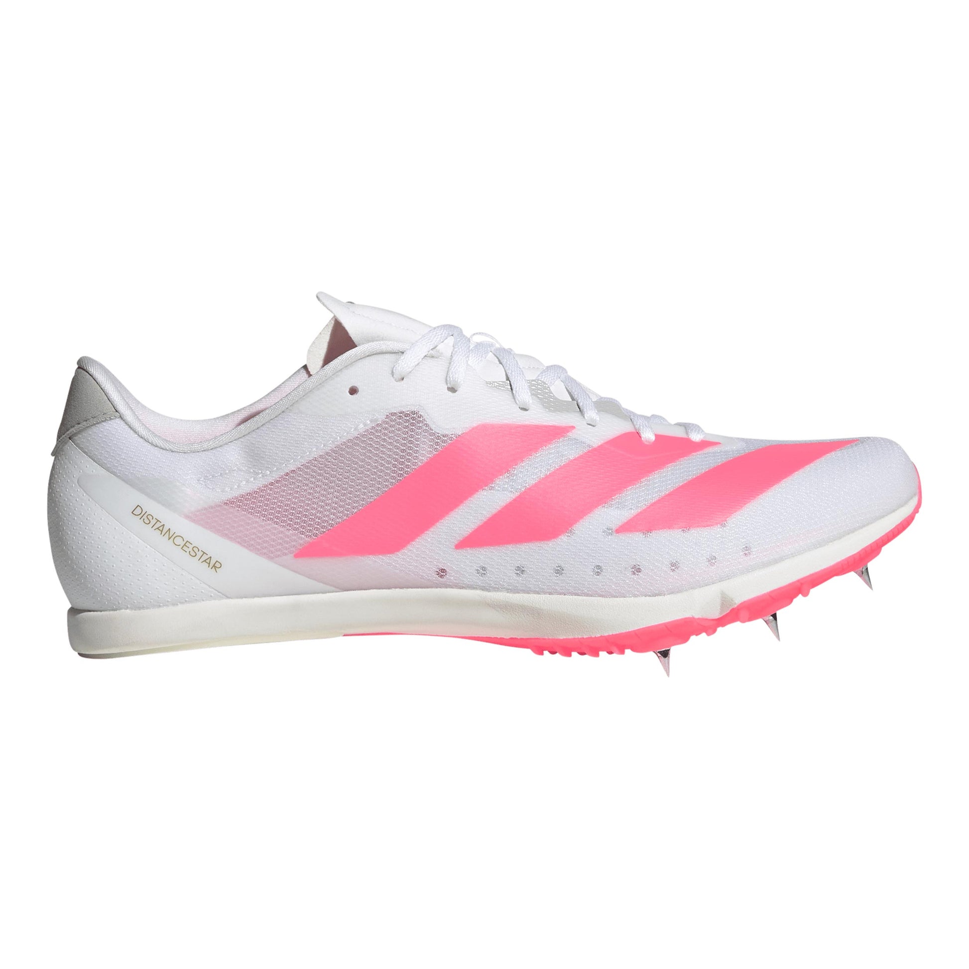 adidas Distancestar Spikes Unisex - bianco, rosa