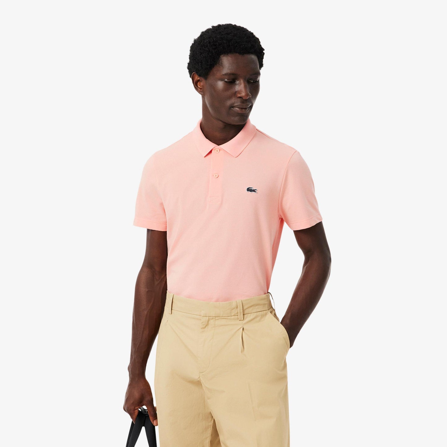 Lacoste Polo Uomini - albicocca