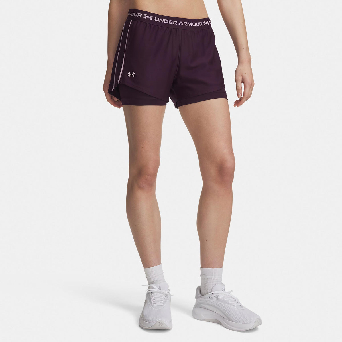 Under Armour Tech Play Up 2in1  Pantaloncini Donna - lilla, rosa antico