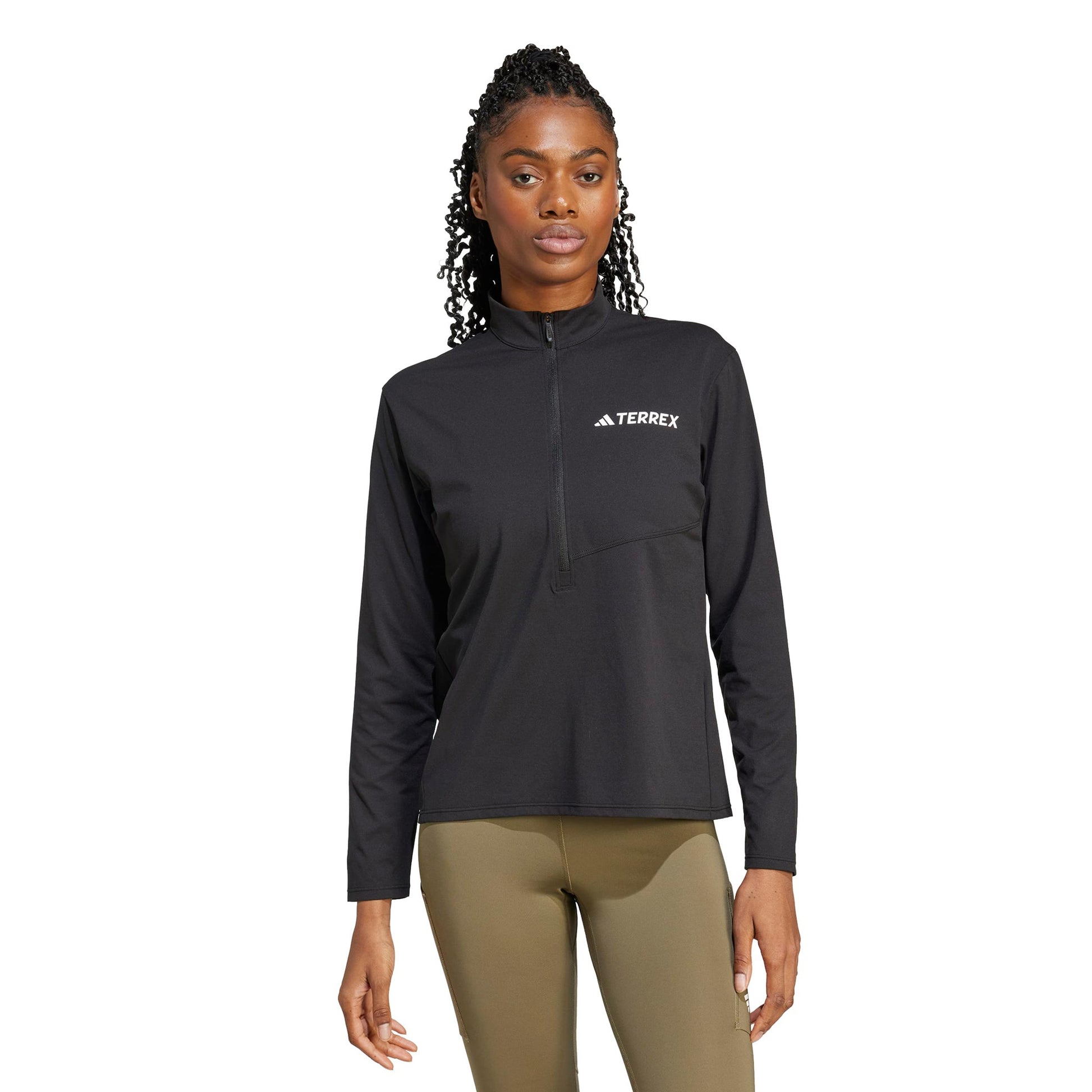 adidas Terrex MT Half-Zip  Camicia da corsa Donna-nero