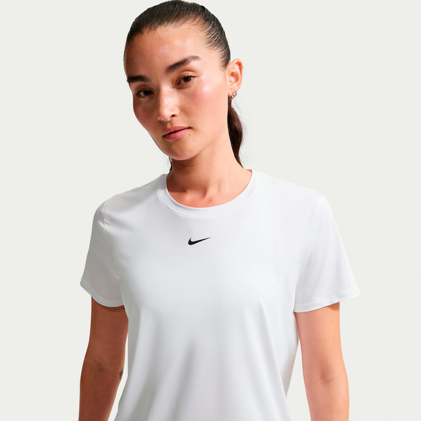 Nike One Dri-Fit Maglietta Donna - bianco, nero