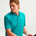 Dri-Fit Victory Court Solid Polo Uomini - turchese