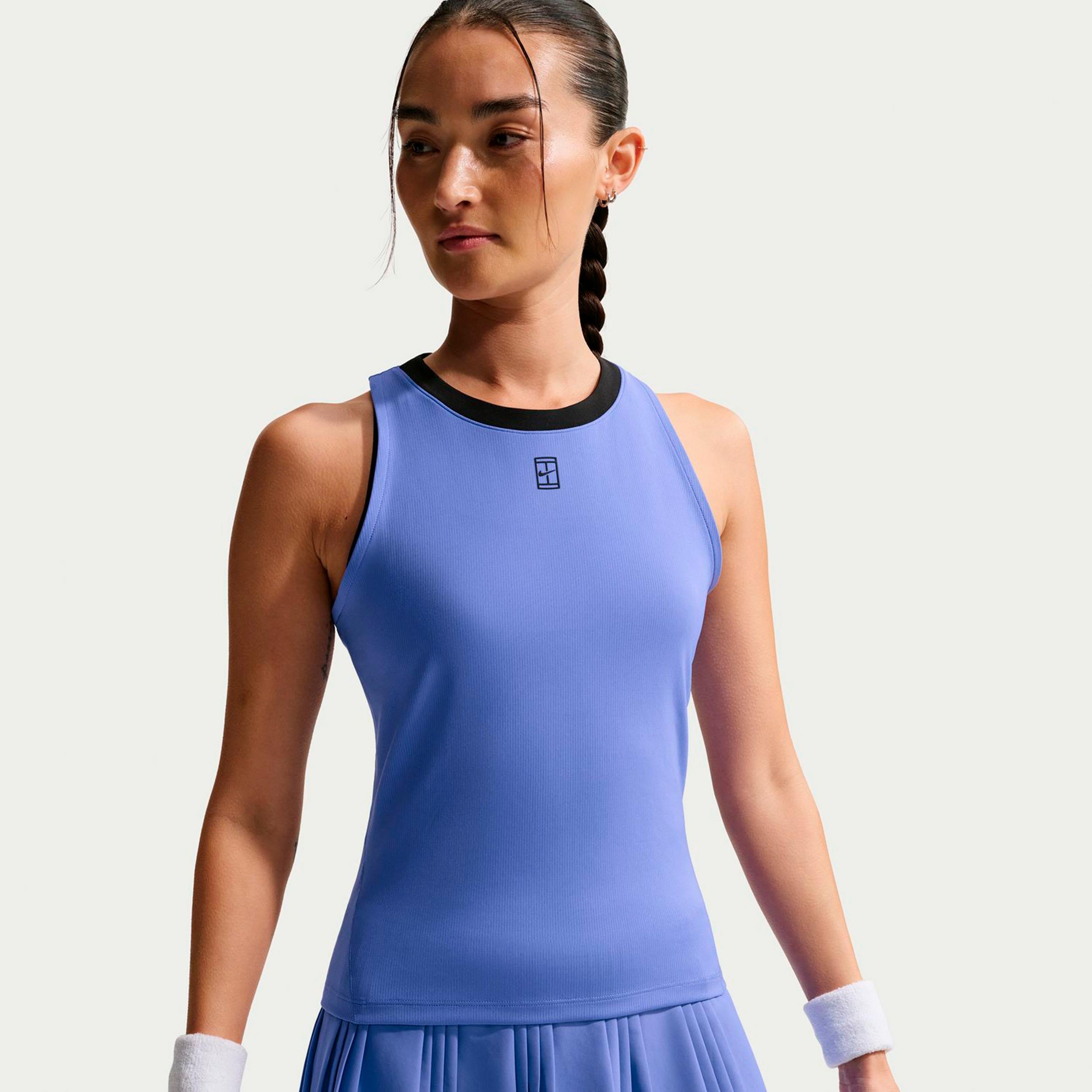Nike Court Dri-FIT Advantage Canottiera Donna-blu