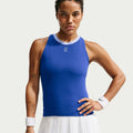 Court Dri-FIT Advantage Canottiera Donna - blu, bianco