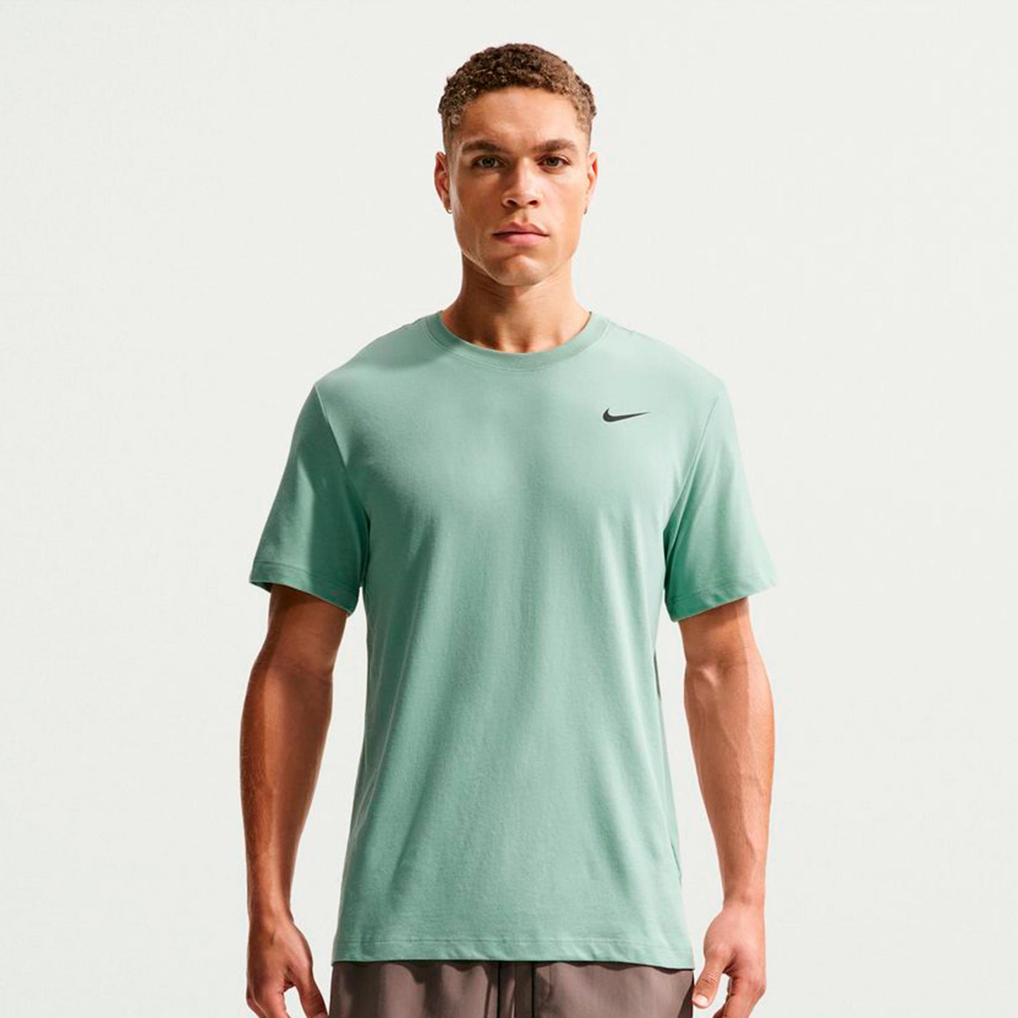 Nike Dri-Fit  Maglietta Uomini - grigio-verde, nero