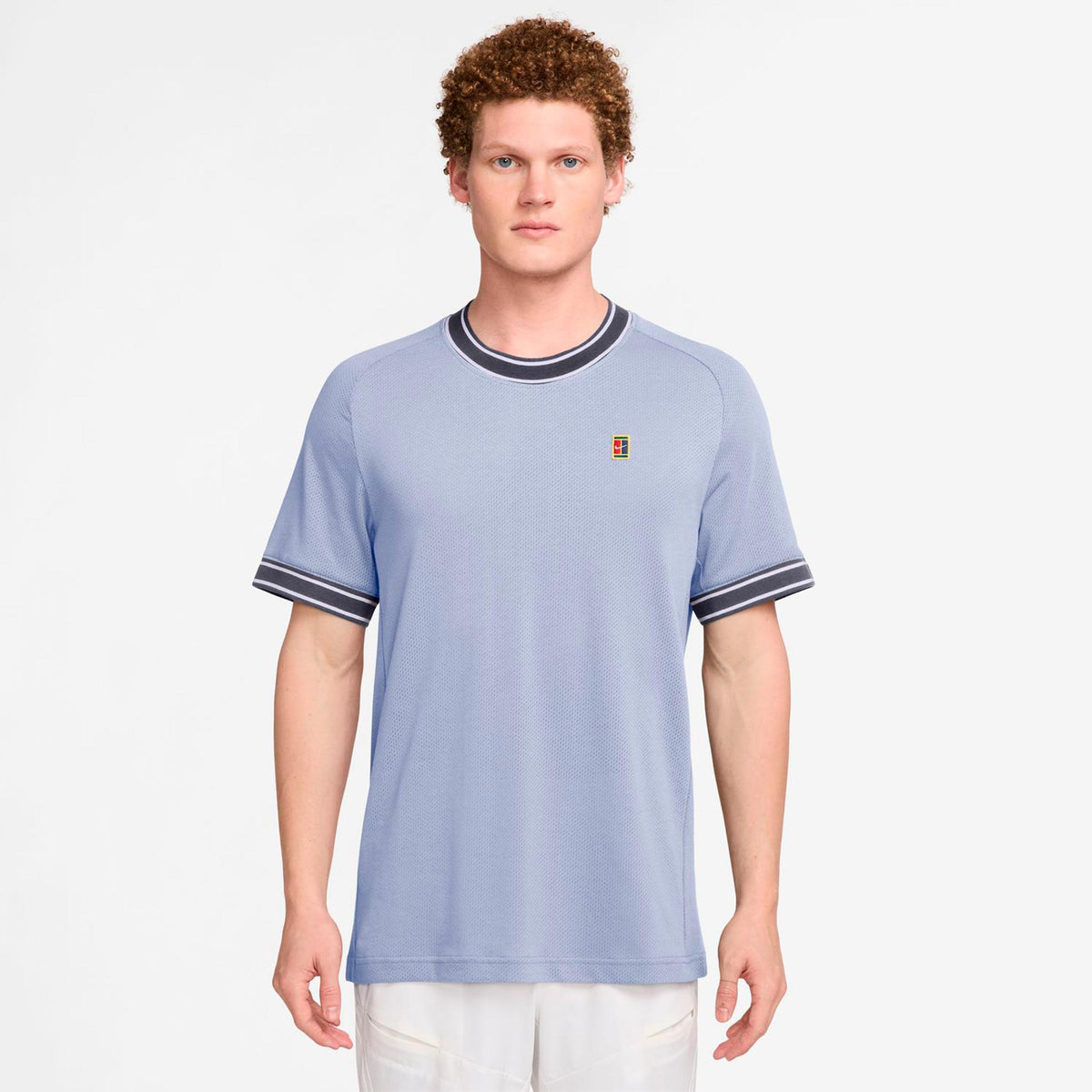 Nike Court Heritage Maglietta Uomini - grigio-blu