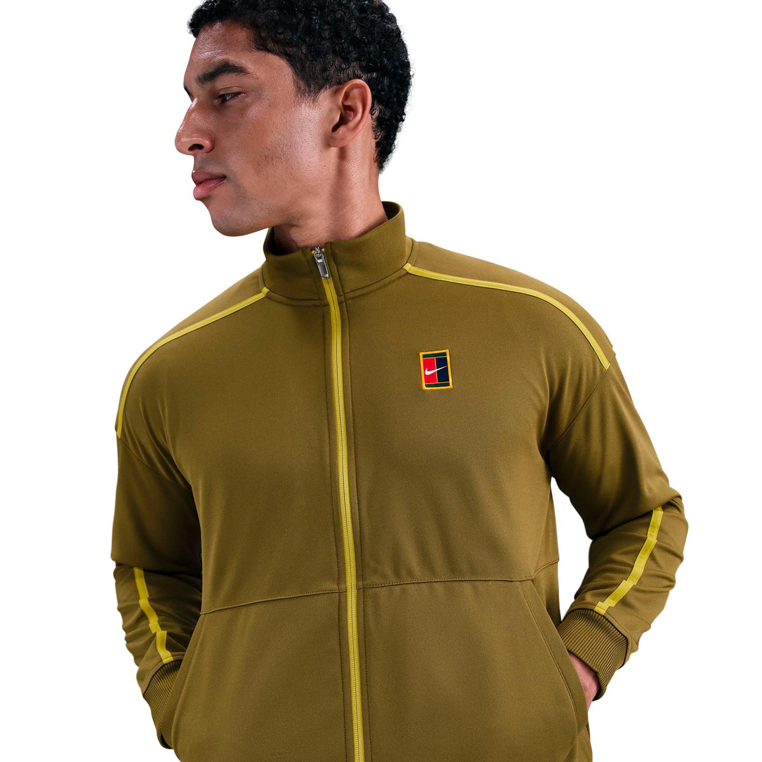 Nike Jannik Sinner Court Heritage Giacca da allenamento Uomini-oliva