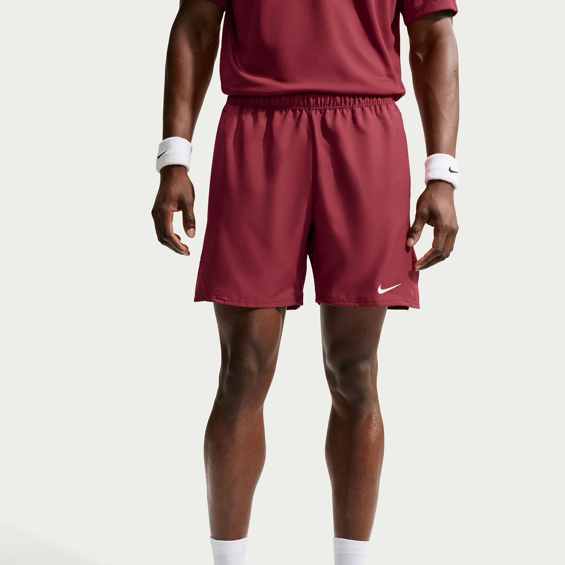Nike Court Victory Dri-Fit 7in Pantaloncini Uomini - vino rosso