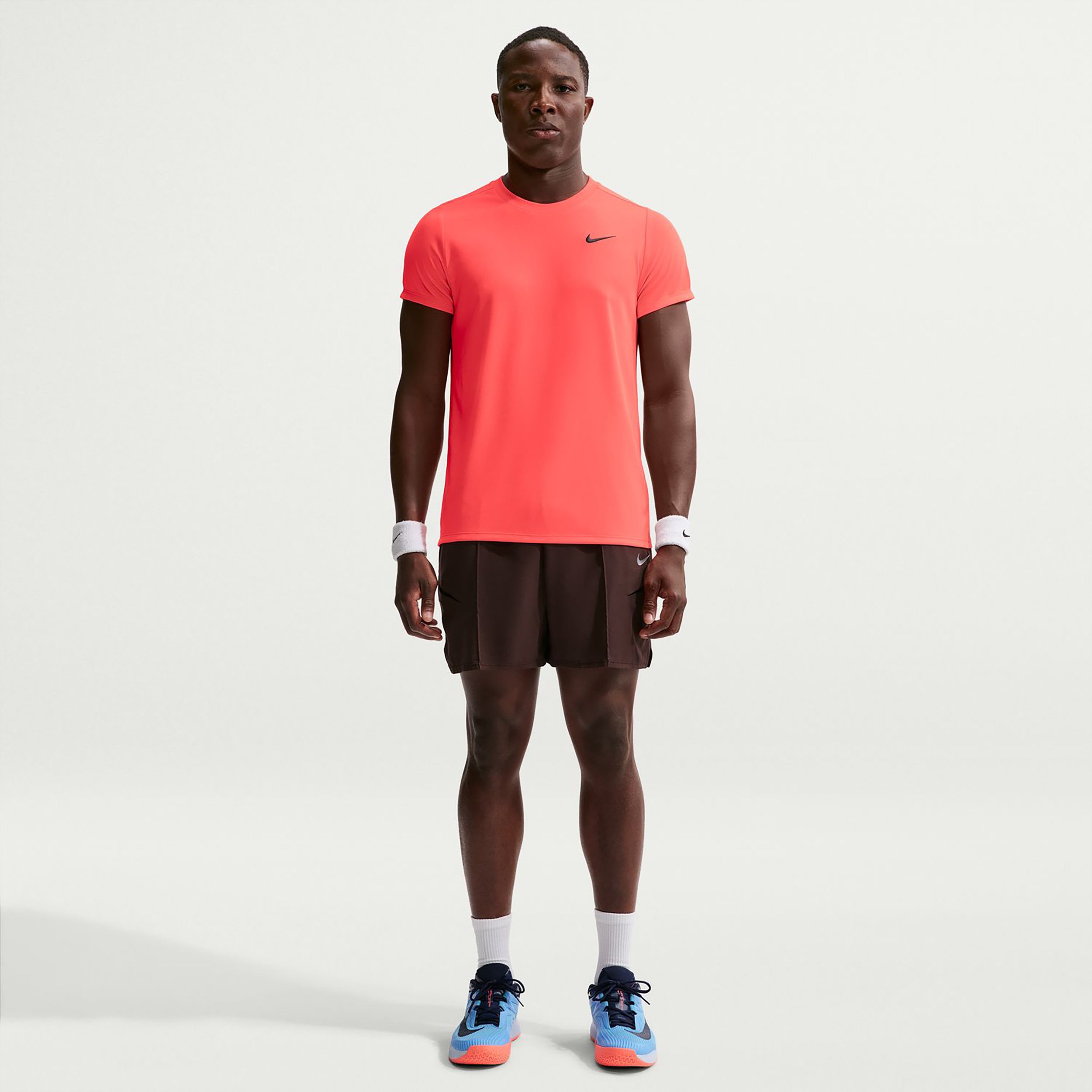 Nike Court Victory Dry Maglietta Uomini - rosso