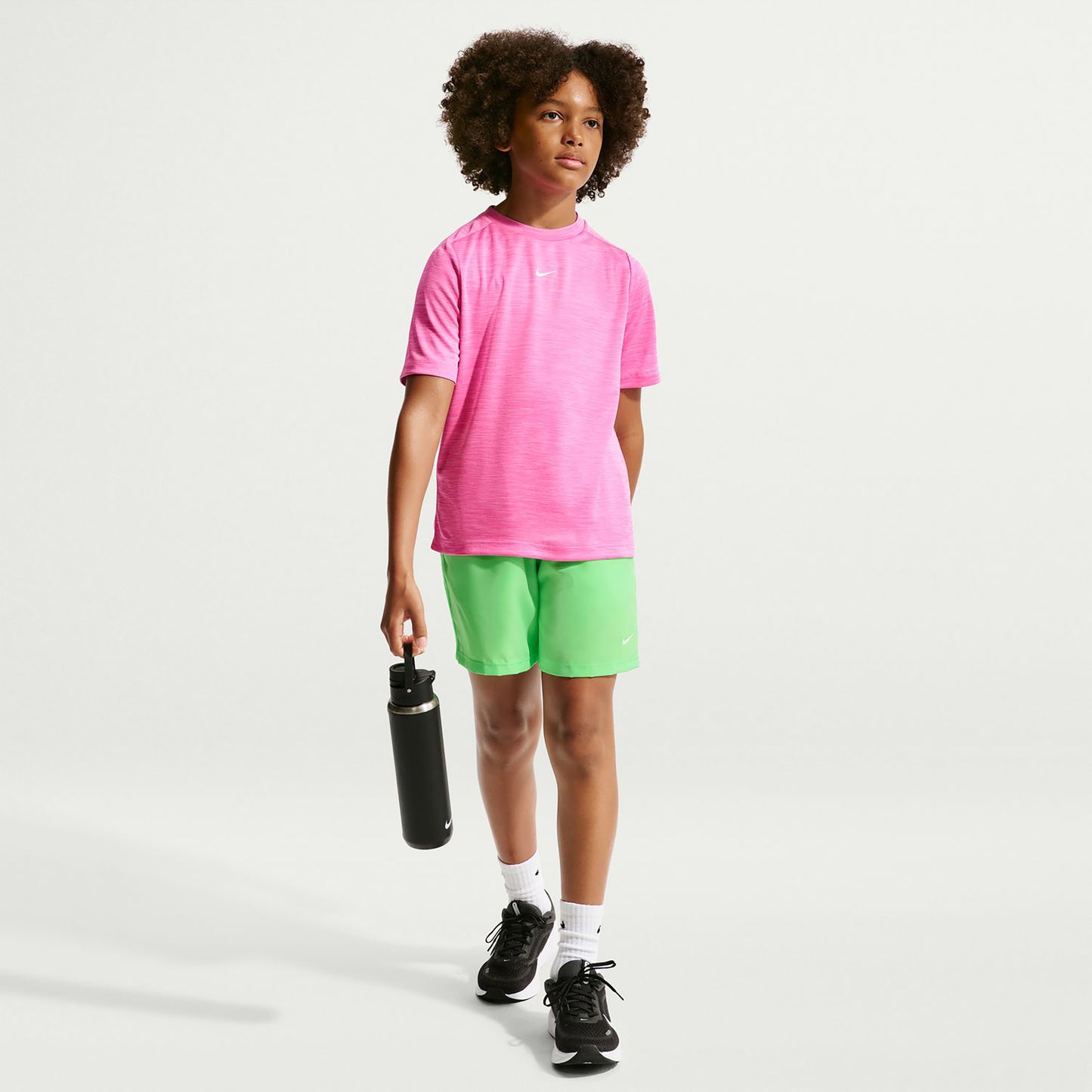 Nike Dri-FIT Multi Heather Maglietta Bambini - rosa, rosa
