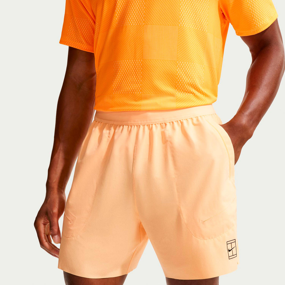 Nike Carlos Alcaraz Court Dri-FIT Advantage 6in Pantaloncini Uomini-giallo