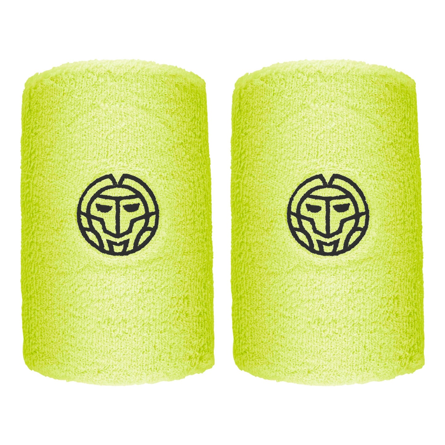 BIDI BADU Night Flash Polsino anti sudore Confezione da 2 lungo - giallo neon