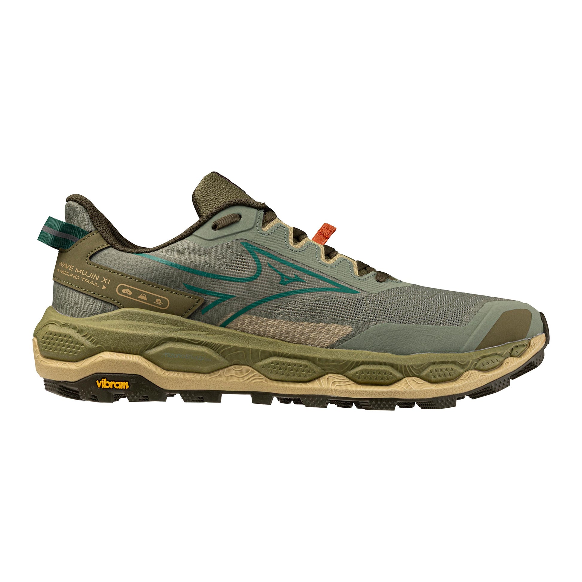 Mizuno Wave Mujin 11  Scarpa da trail Uomini - oliva, marrone