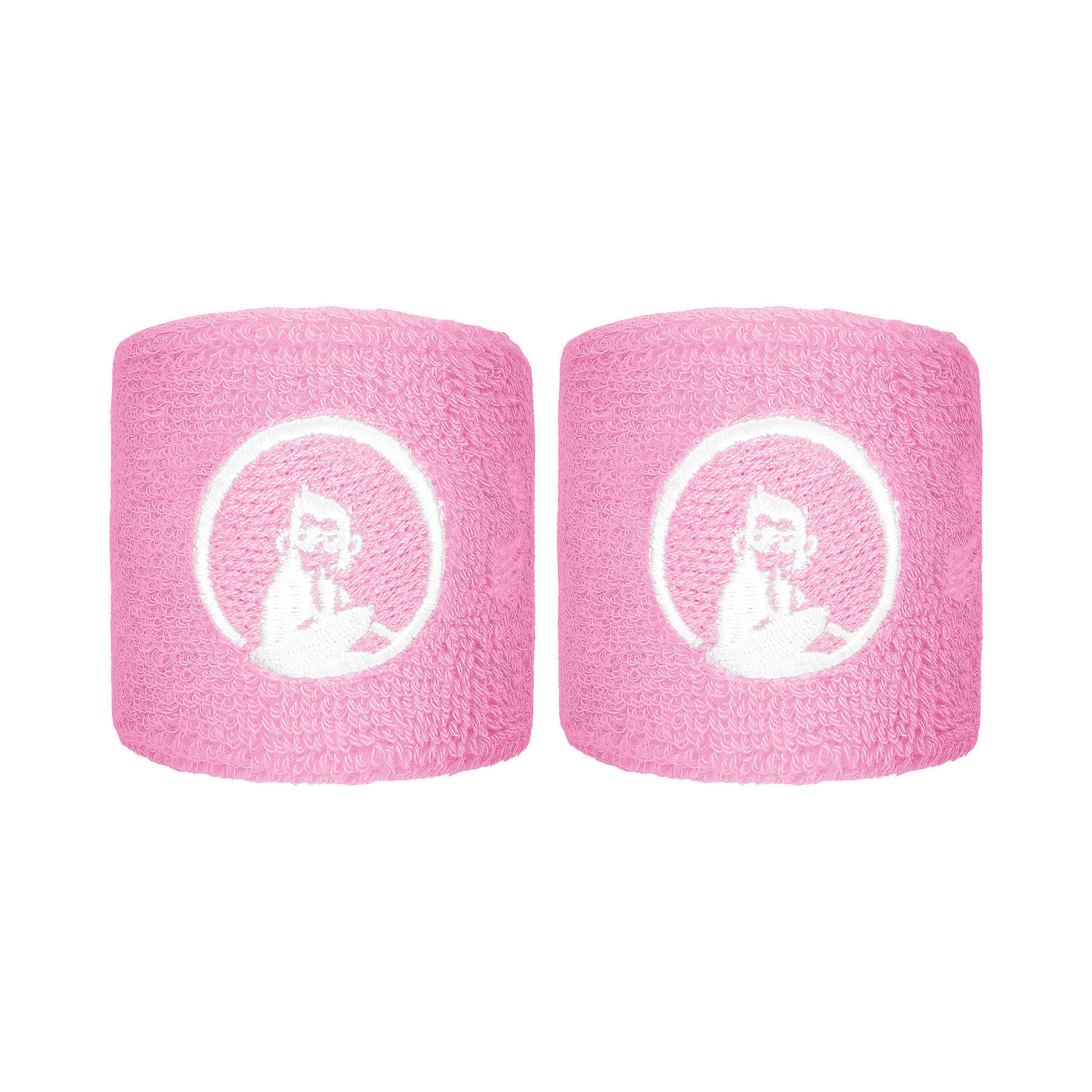 Quiet Please Memories Faded Memories Polsino anti sudore Confezione da 2 Unisex - rosa, rosa