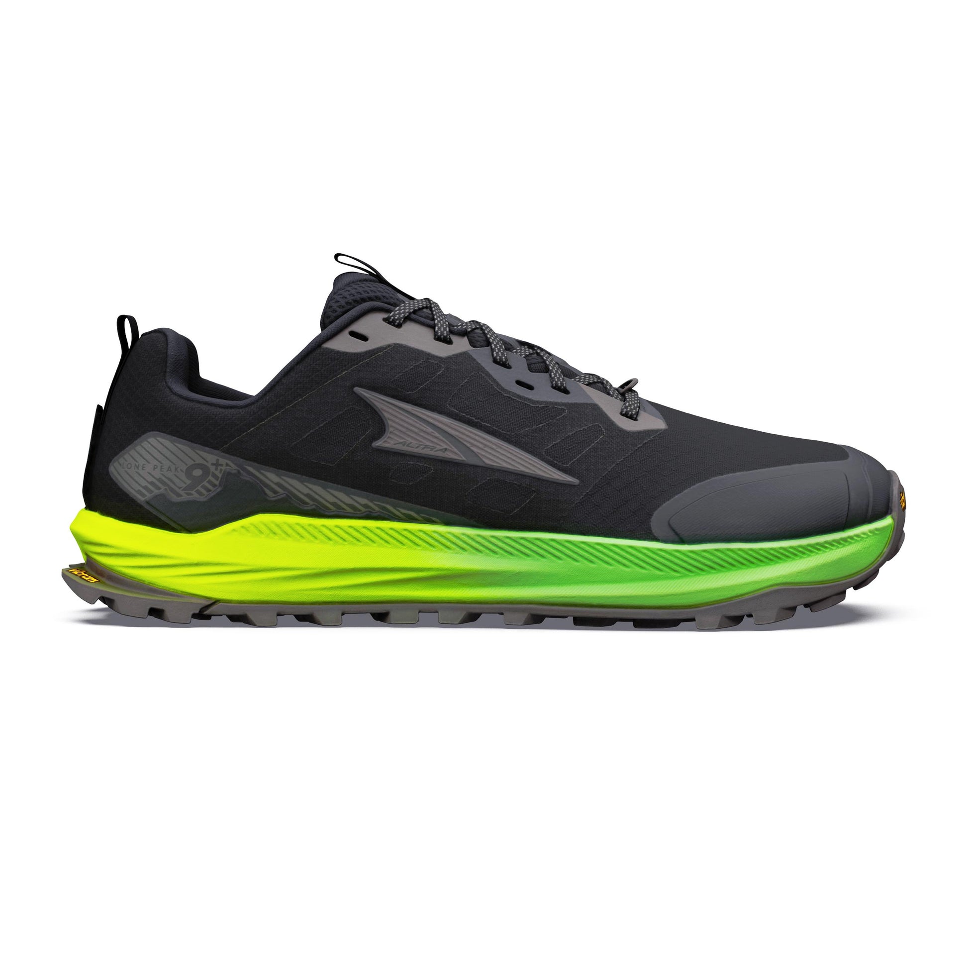 Altra Lone Peak 9+ Scarpa da trail Uomini - nero, verde