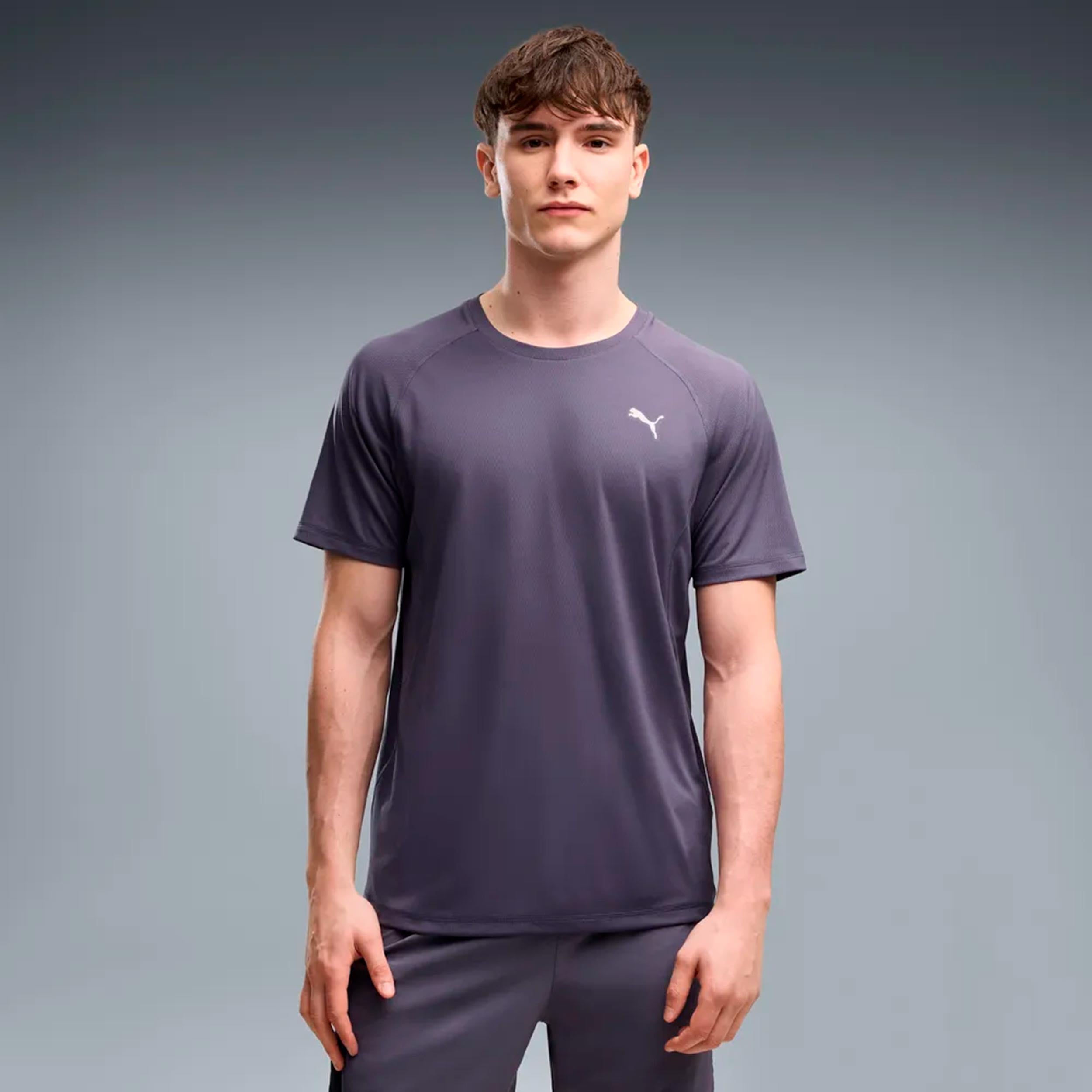 Puma Velocity  Camicia da corsa Uomini - grigio