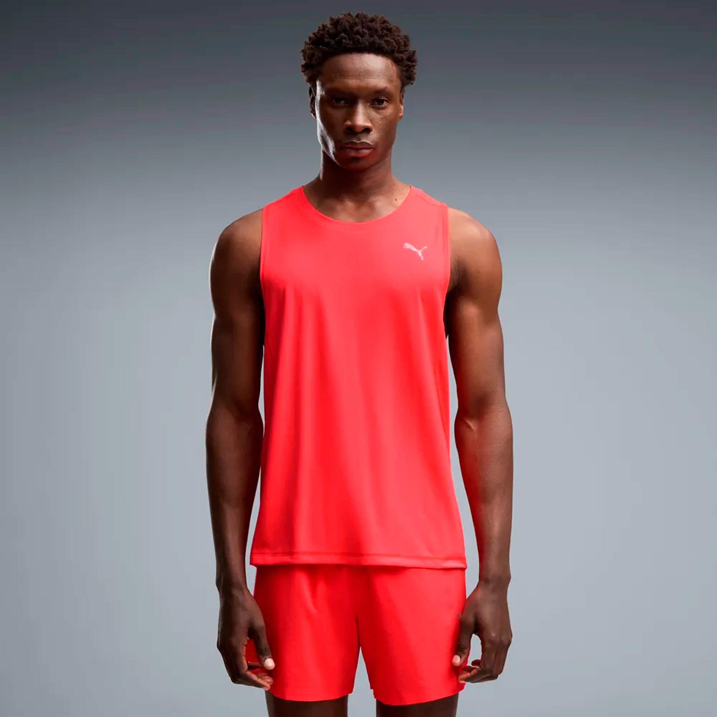 Puma Velocity  Camicia da corsa Uomini - rosso