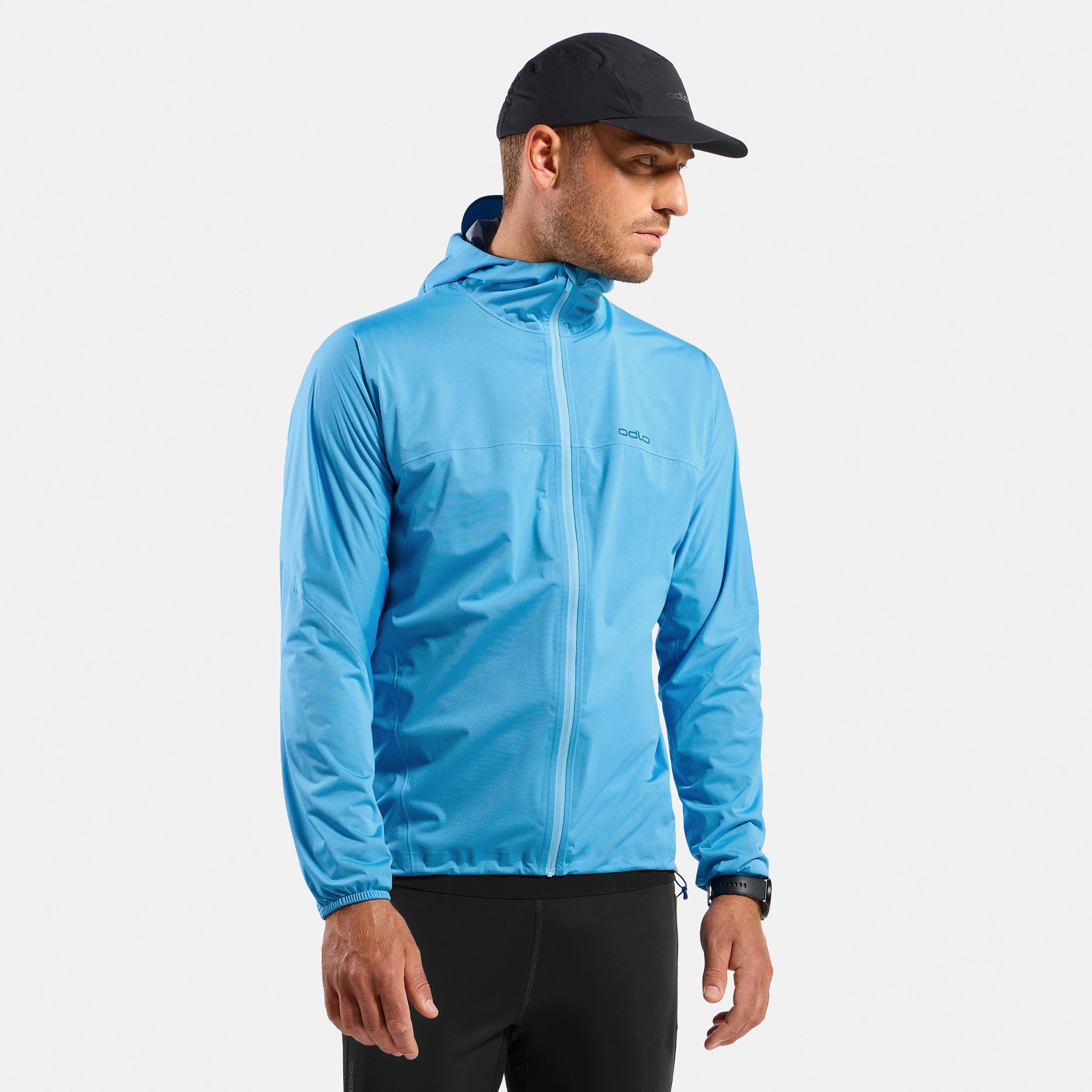 Odlo X-Alp Waterproof  Giacca da corsa Uomini - blu chiaro