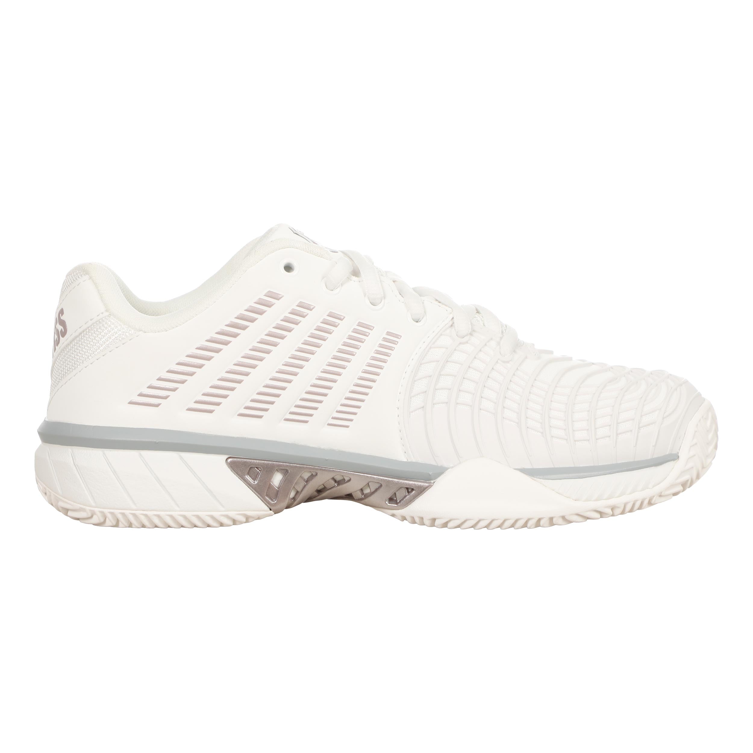 K-Swiss Express Light 3 Scarpa per terra rossa Donna - bianco, grigio