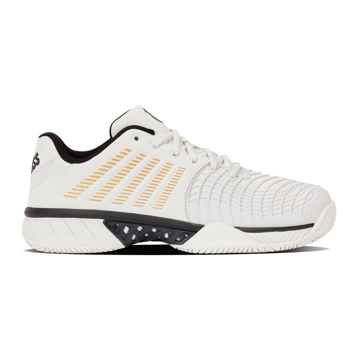 K-Swiss Express Light 3 Scarpa per terra rossa Uomini - bianco, oro