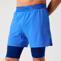 Borg 2 In 1 Pantaloncini Uomini - blu chiaro