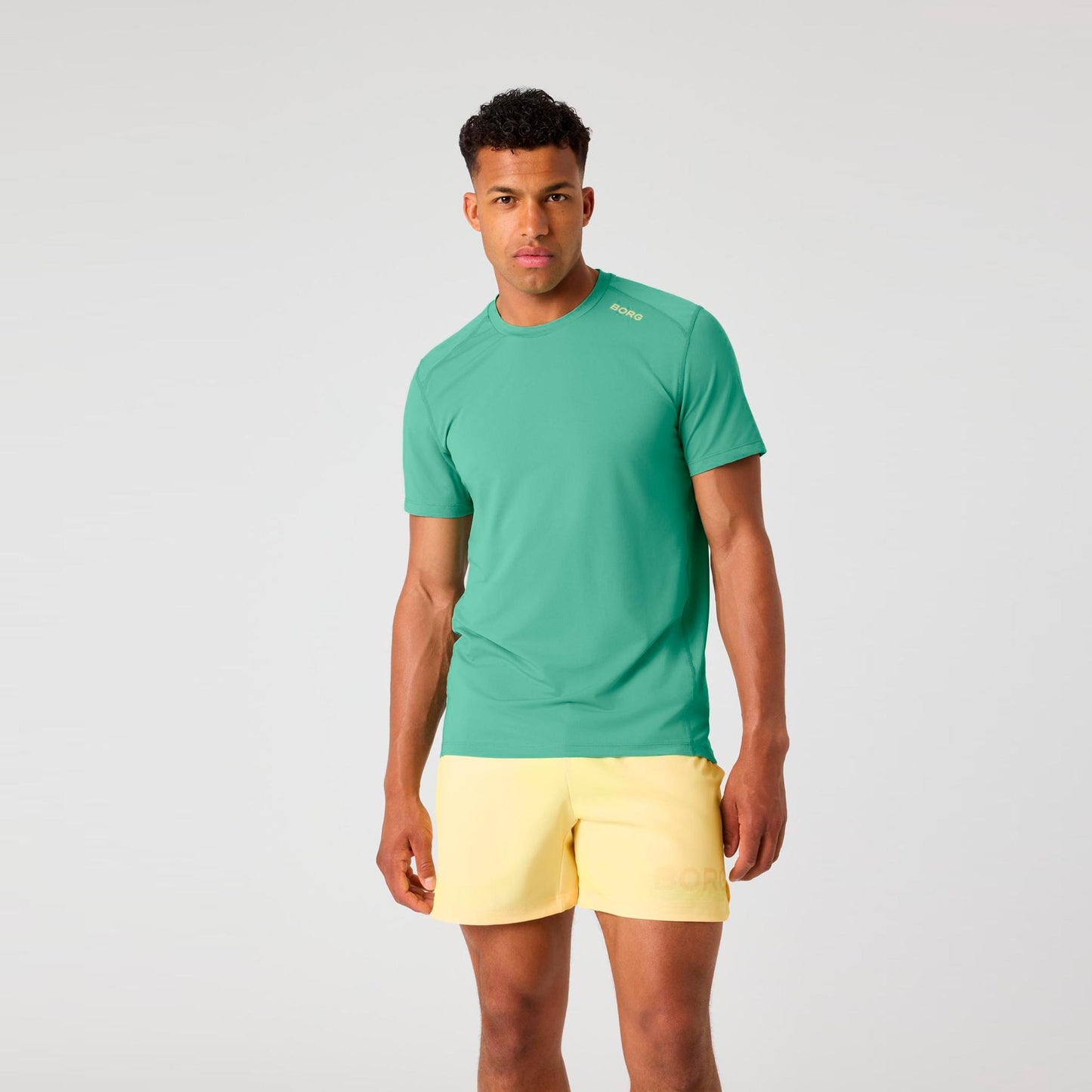 Björn Borg Borg Athletic Maglietta Uomini - verde chiaro