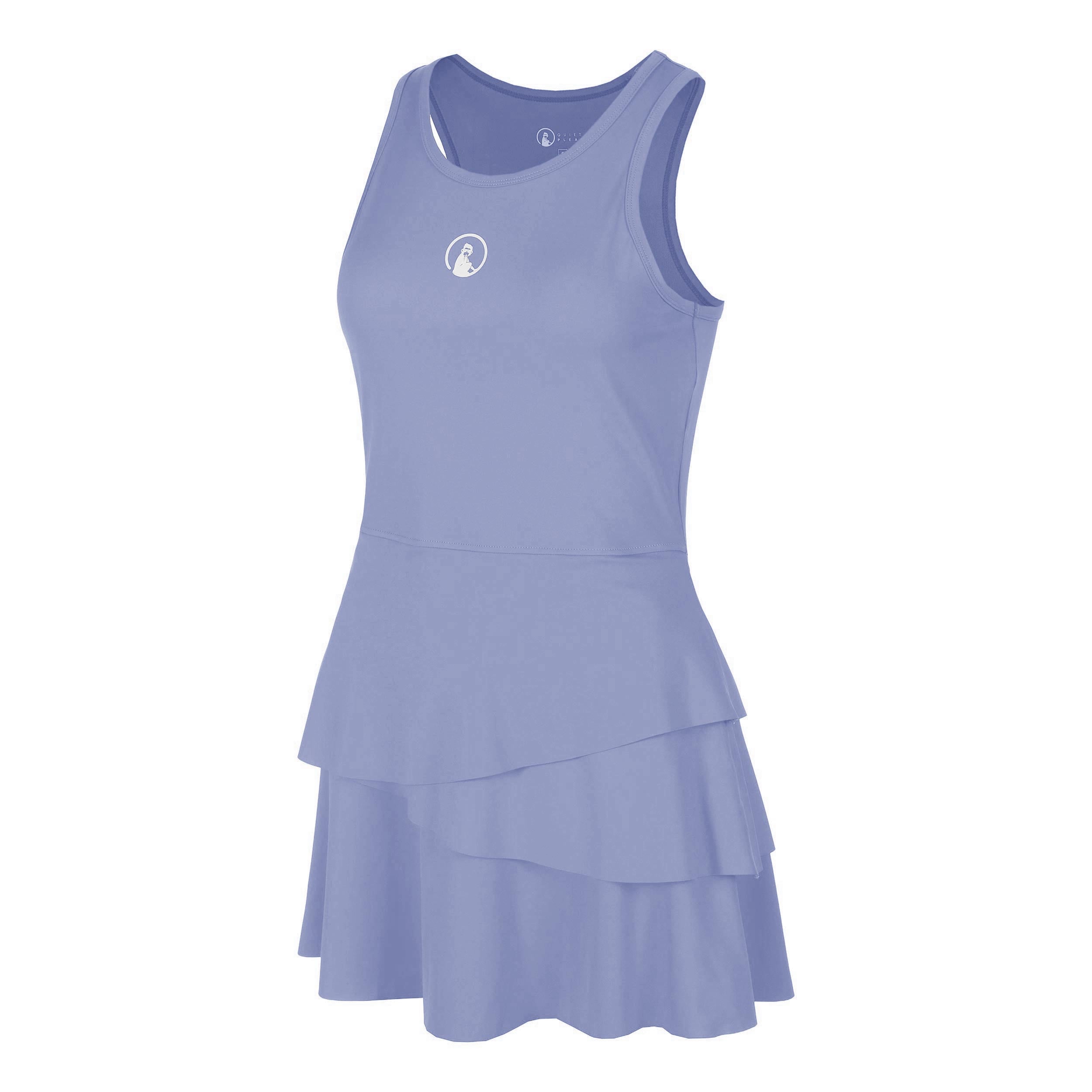 Quiet Please Glow Flounce Abito Donna - blu, crema