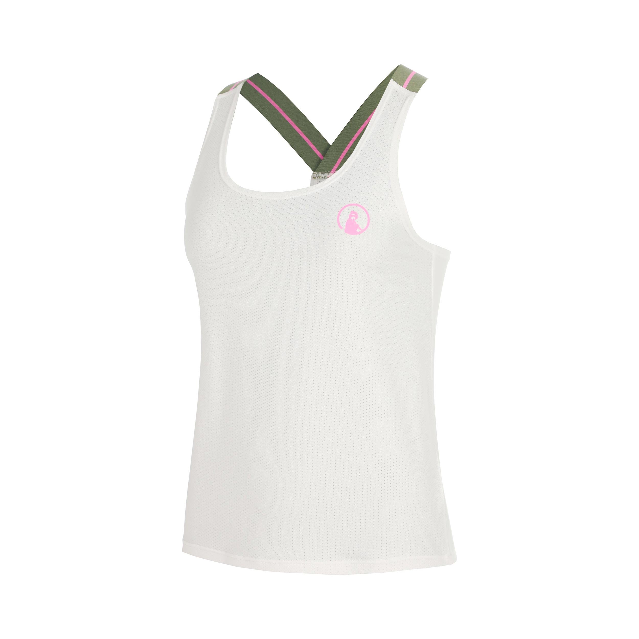 Quiet Please Memories Serve & Volley Canottiera Ragazze - bianco sporco