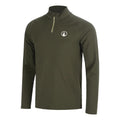 Memories Big Serve 1/4 Zip Manica lunga Uomini - verde scuro